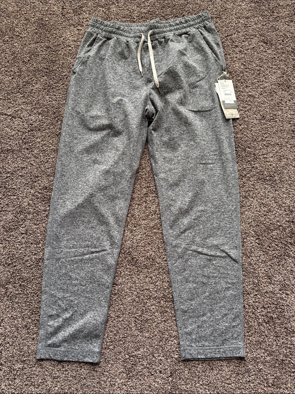 NWT Vuori Pronto Performance Pants Men's Gray Joggers XXL